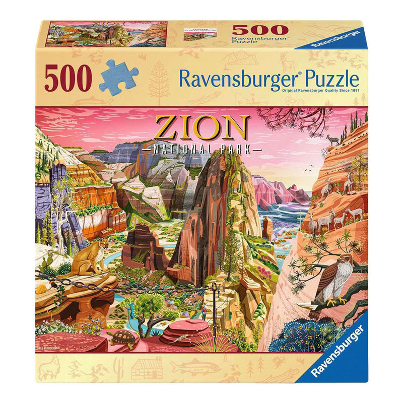 Load image into Gallery viewer, Ravensburger legpuzzel zion national park - 500st.