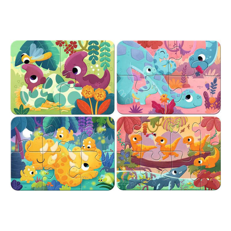 Load image into Gallery viewer, Ravensburger mijn eerste puzzel dinovrienden - 2 4 6 8st.