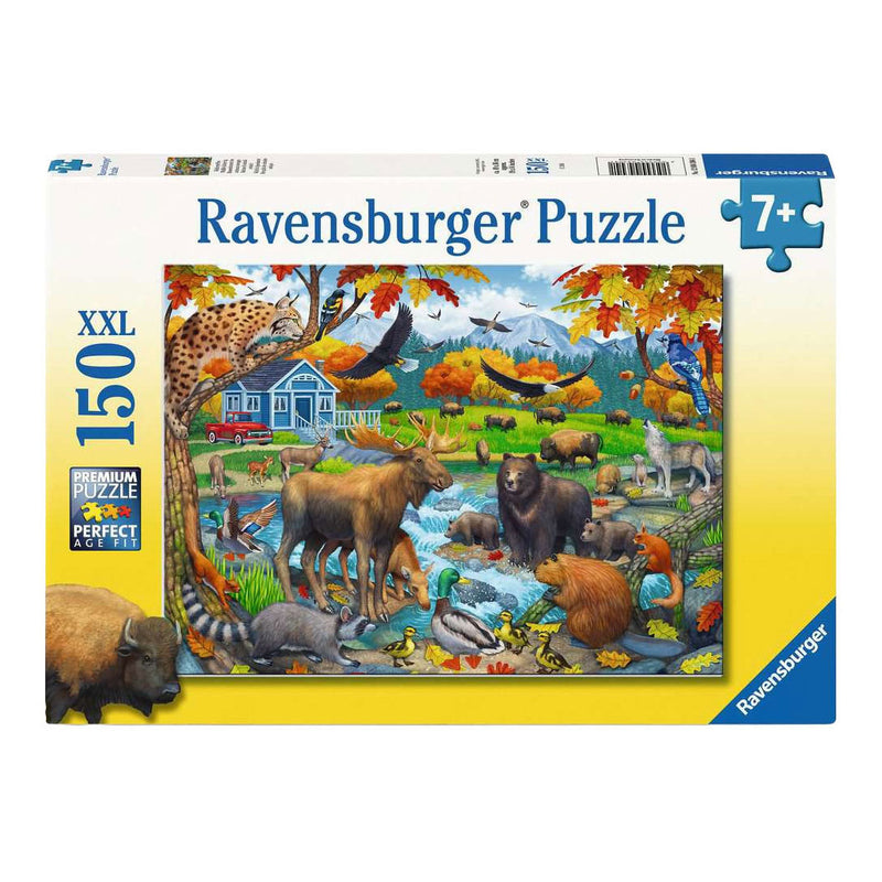 Afbeelding laden in galerijviewer, Ravensburger legpuzzel wildlife gathering - 150 xxl st.