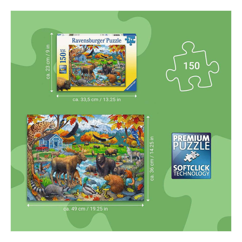 Load image into Gallery viewer, Ravensburger – wildlife gathering – kinderpuzzel – 150 stukjes