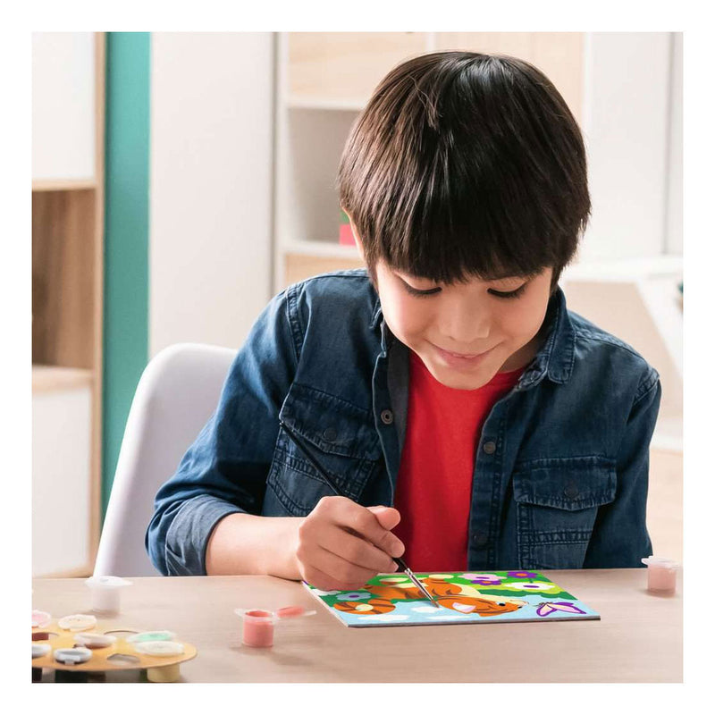 Load image into Gallery viewer, Ravensburger creart schilderen op nummer - kat met vlinder