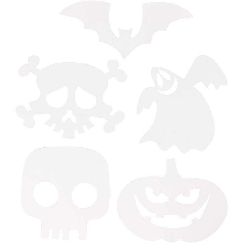 Afbeelding laden in galerijviewer, Https: www.cchobby.nl halloween-figuren-afm-25x17-cm-230-gr-wit-16-stuk-1-doos