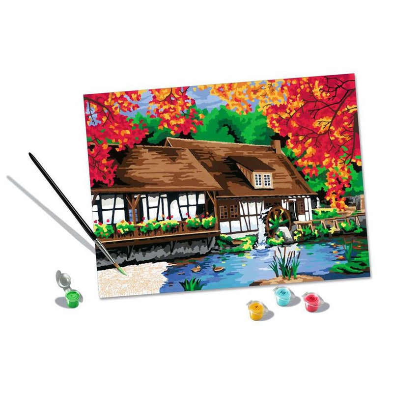 Load image into Gallery viewer, Ravensburger creart schilderen op nummer - molen in blautopf