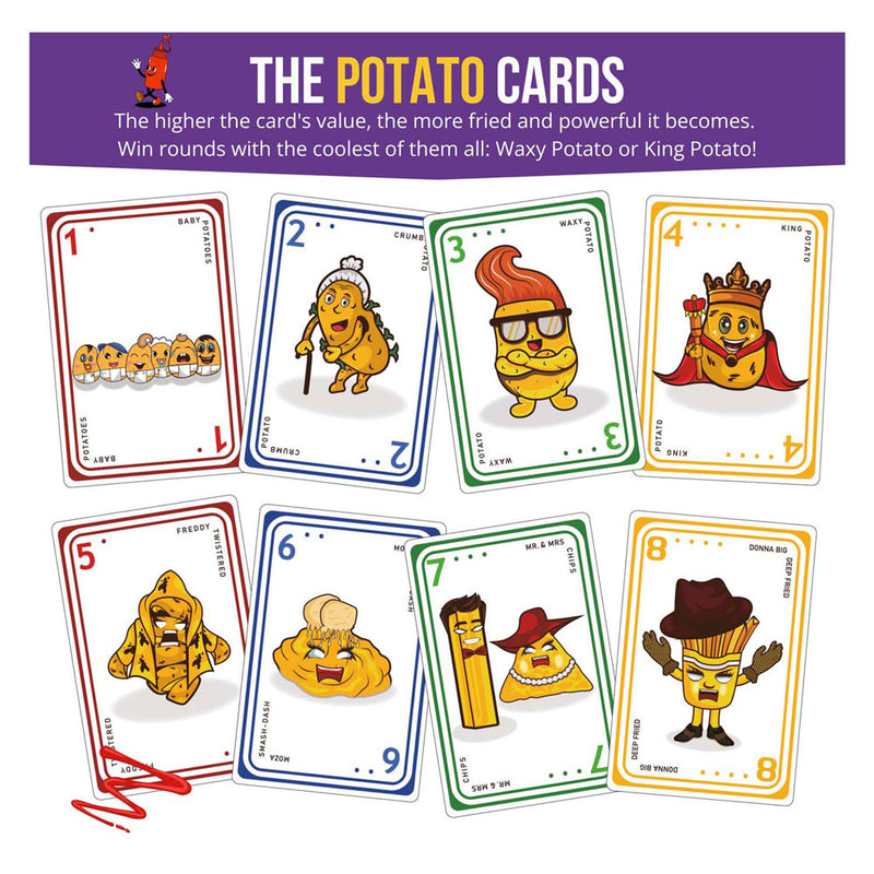 Load image into Gallery viewer, Fried potatoes card game deep fried edition (engelstalig)