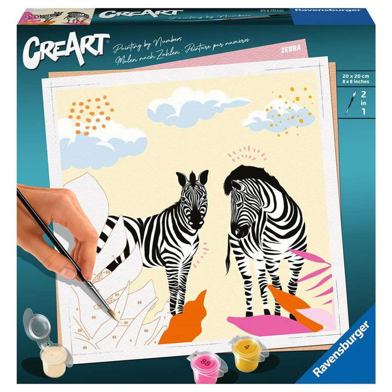 Load image into Gallery viewer, Ravensburger schilderen op nummer - zebra