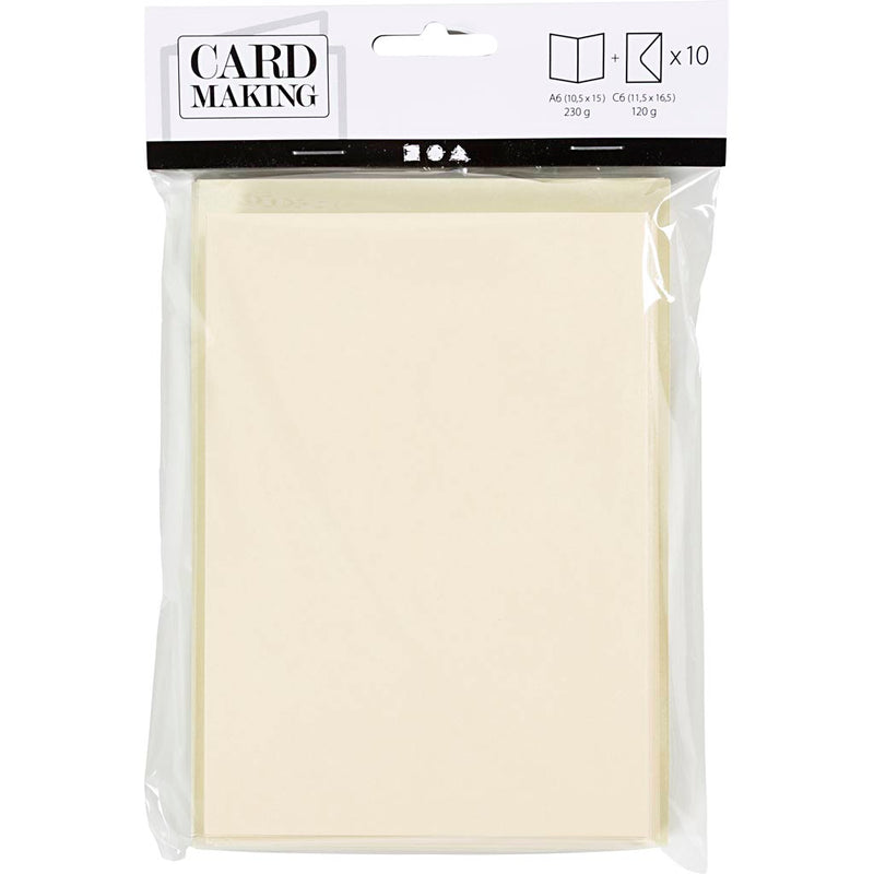 Afbeelding laden in galerijviewer, Https: www.cchobby.nl parelmoer-kaarten-en-enveloppen-afmeting-kaart-10-5x15-cm-afmeting-envelop-11-5x16-5-cm-creme-10-set-1-doos