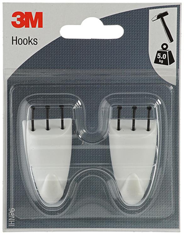 Load image into Gallery viewer, 3m 1052426 - haak voor plesterwerk en hout wit medium | 1 stuks