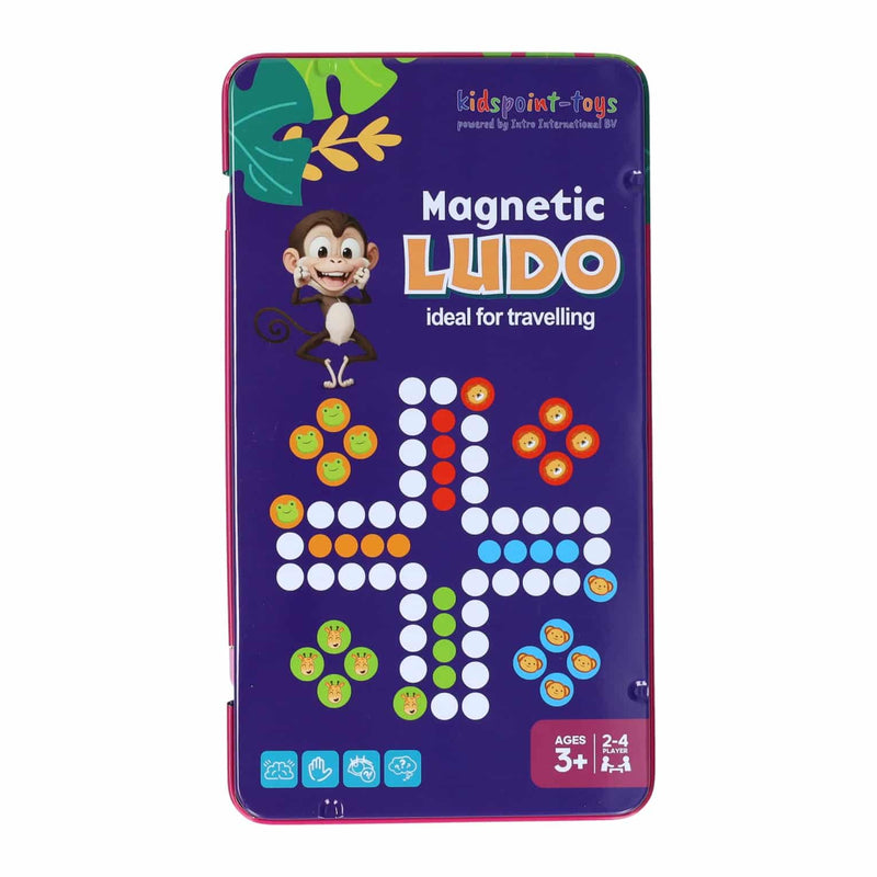 Load image into Gallery viewer, Intro magnetische reisspel in blik ludo