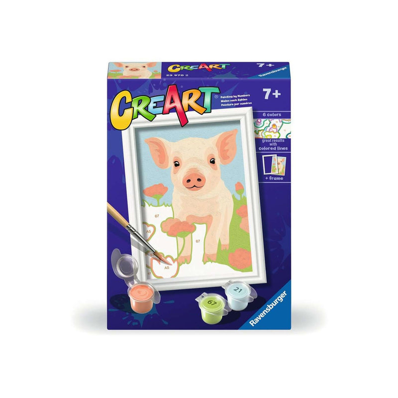 Load image into Gallery viewer, Ravensburger creart schilderen op nummer - varken