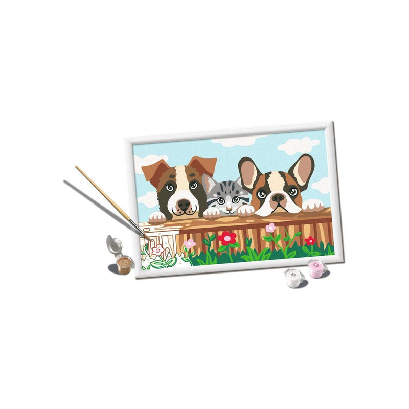 Load image into Gallery viewer, Ravensburger creart schilderen op nummer - kat en honden