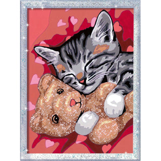Load image into Gallery viewer, Ravensburger creart schilderen op nummer - vredige kitten