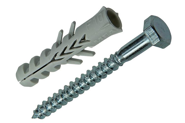 Load image into Gallery viewer, Celo 1015379 - 5 nylon pluggen f + 6kt 10 mm + houtdraadbout 502618 | 5 stuks