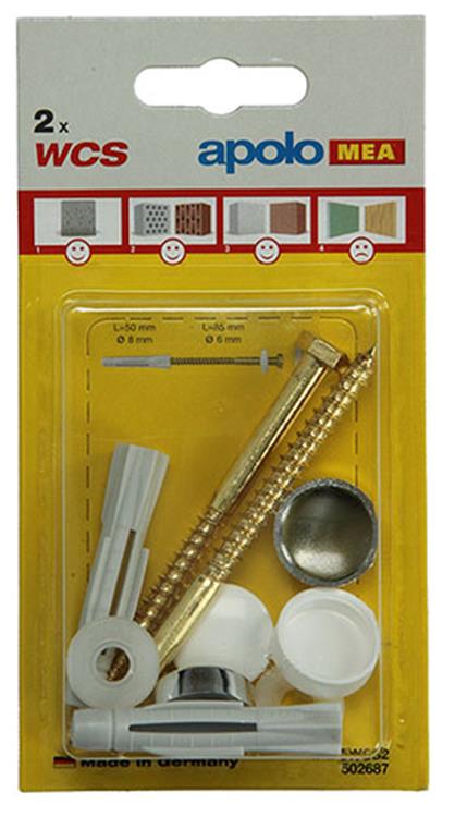 Load image into Gallery viewer, Celo 1015431 - 2 wc bevestigingen wcs 502687 8mm | 5 stuks