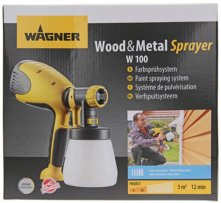 Afbeelding laden in galerijviewer, Wagner wood metal sprayer w100 verfspuit