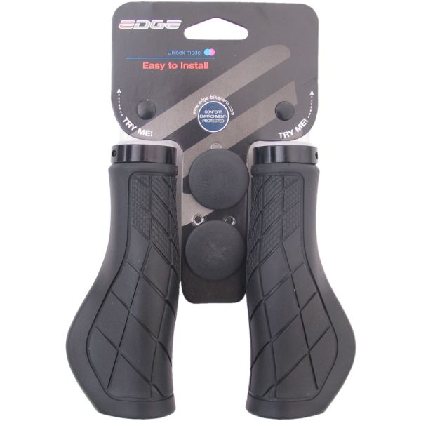 Load image into Gallery viewer, Edge Ergo City handvatten - 136mm - fiets - zwart