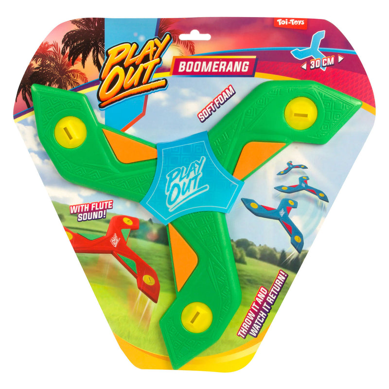 Afbeelding laden in galerijviewer, Toi-toys play out boomerang met fluitgeluid 28cm