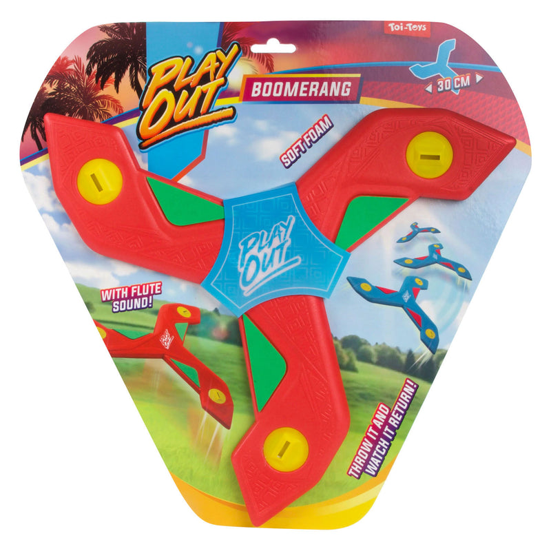Afbeelding laden in galerijviewer, Toi-toys play out boomerang met fluitgeluid 28cm