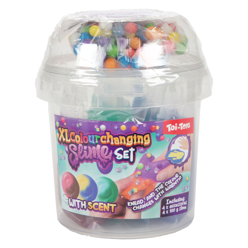 Afbeelding laden in galerijviewer, Toi-toys slime slijmset xl met geur -color change- +acc 3ass