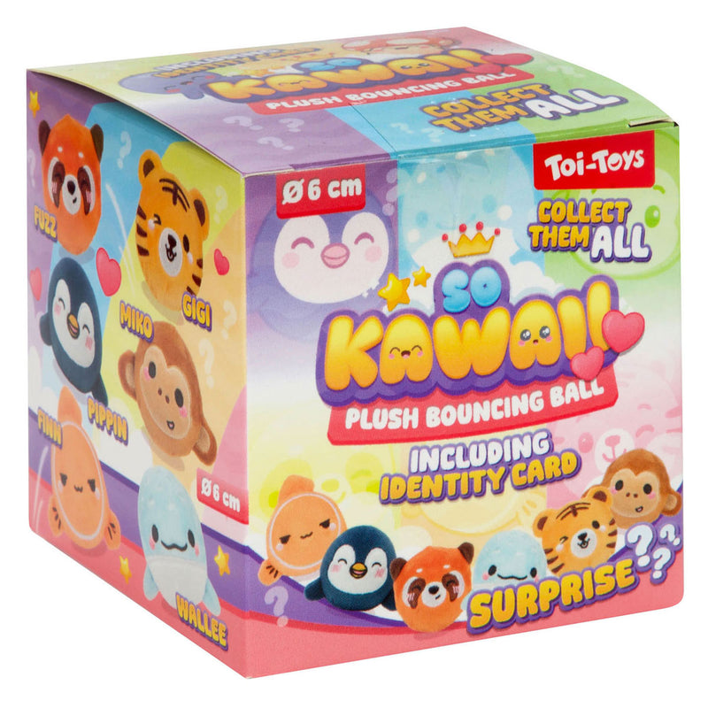 Afbeelding laden in galerijviewer, Toi-toys so kawaii pluchen stuiterbaldier - 6cm