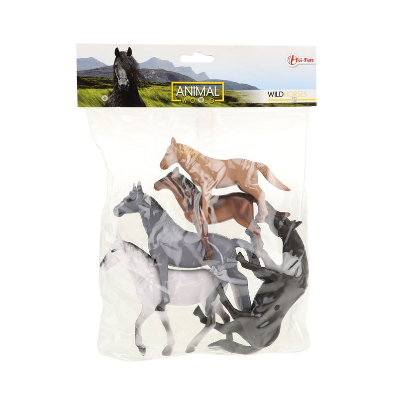 Afbeelding laden in galerijviewer, Toi-toys toi toys paarden 5 stuks in zak