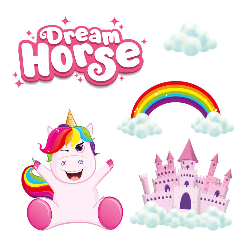 Load image into Gallery viewer, Toi-toys muurdeco stickers eenhoorn