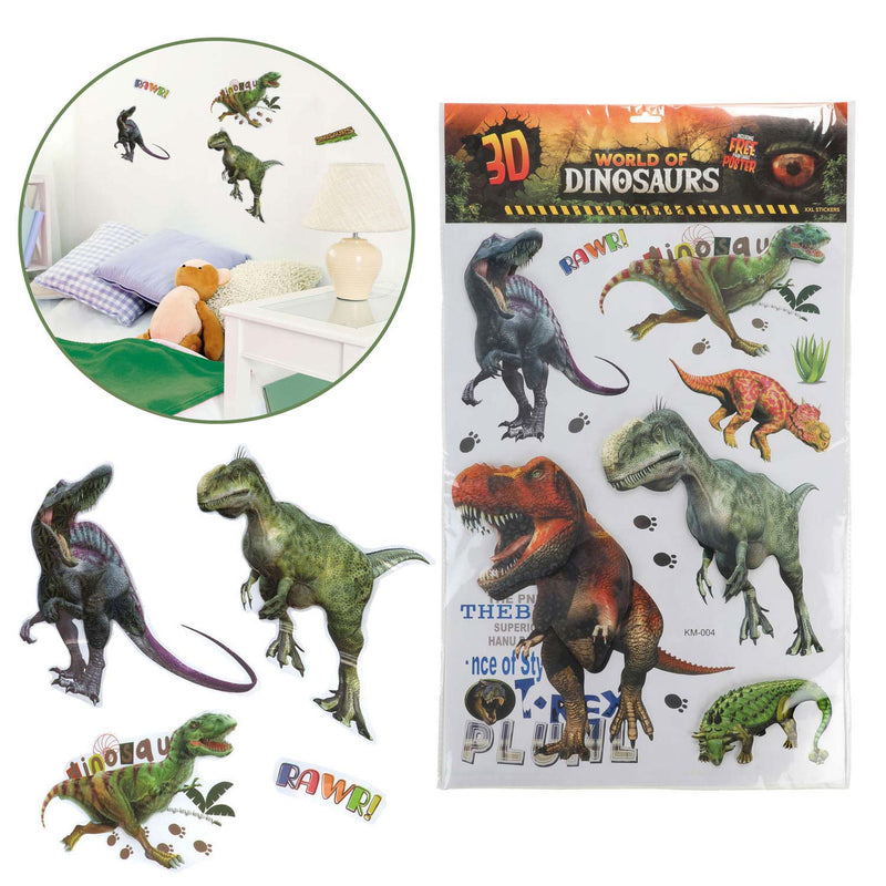 Load image into Gallery viewer, Toi-toys muurdeco stickers dinosaurus