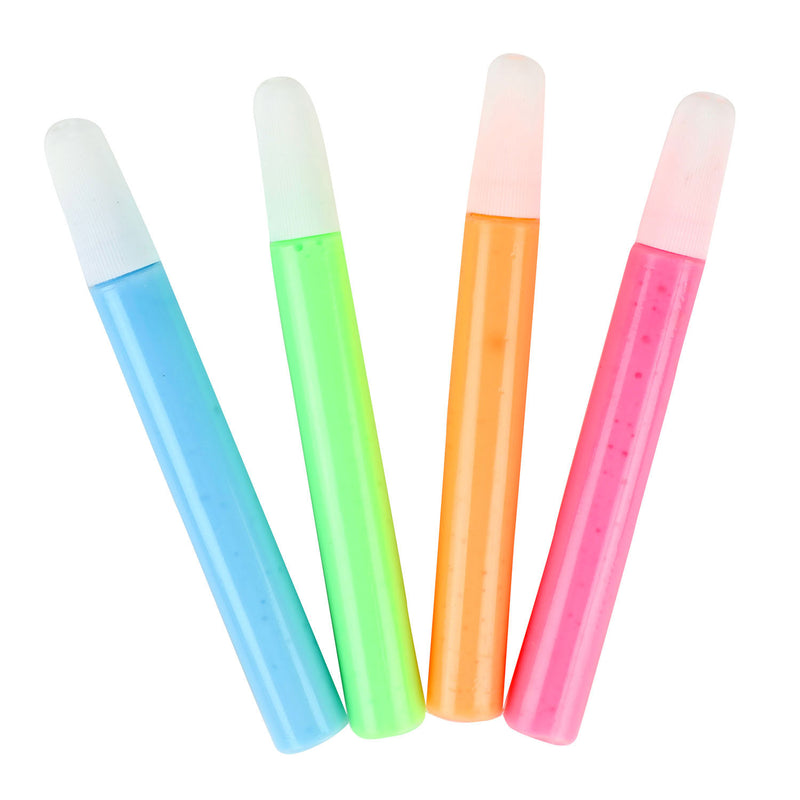 Load image into Gallery viewer, Toi-toys knijp textielstiften glow in the dark, 4st.