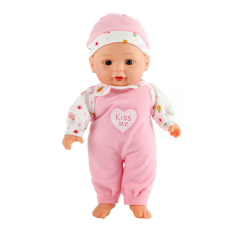 Load image into Gallery viewer, Beau baby liggende babypop met flesje, 30cm