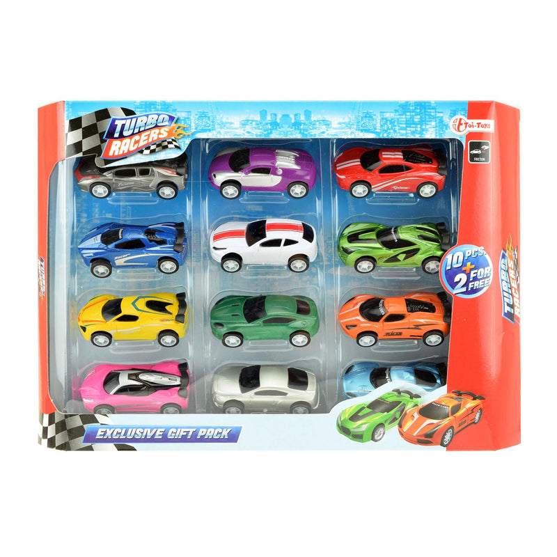 Load image into Gallery viewer, Toi-Toys Turbo Racers Pull Back Super Auto's, 12st.