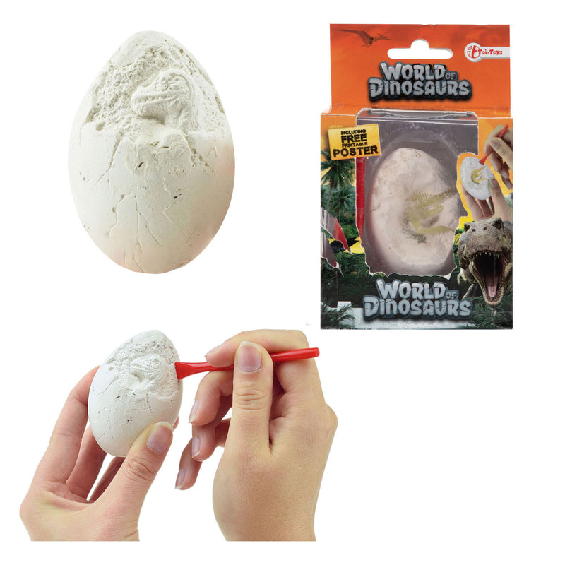 Load image into Gallery viewer, World of Dinosaurs Uitgraafset Dino Ei