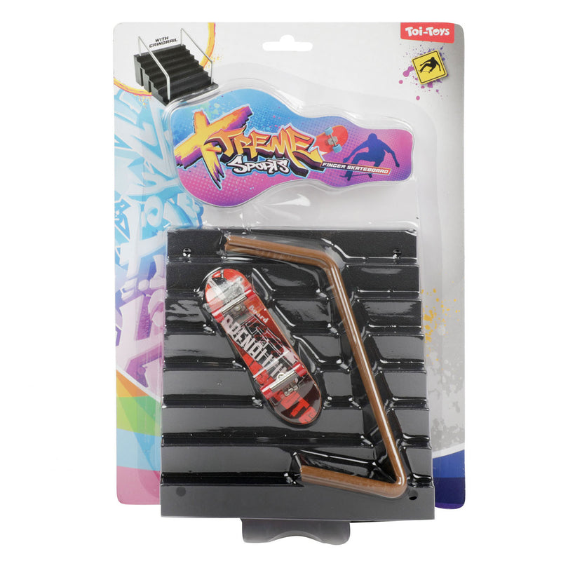 Load image into Gallery viewer, Toi-Toys Vinger Skateboard met Trap, 4dlg.