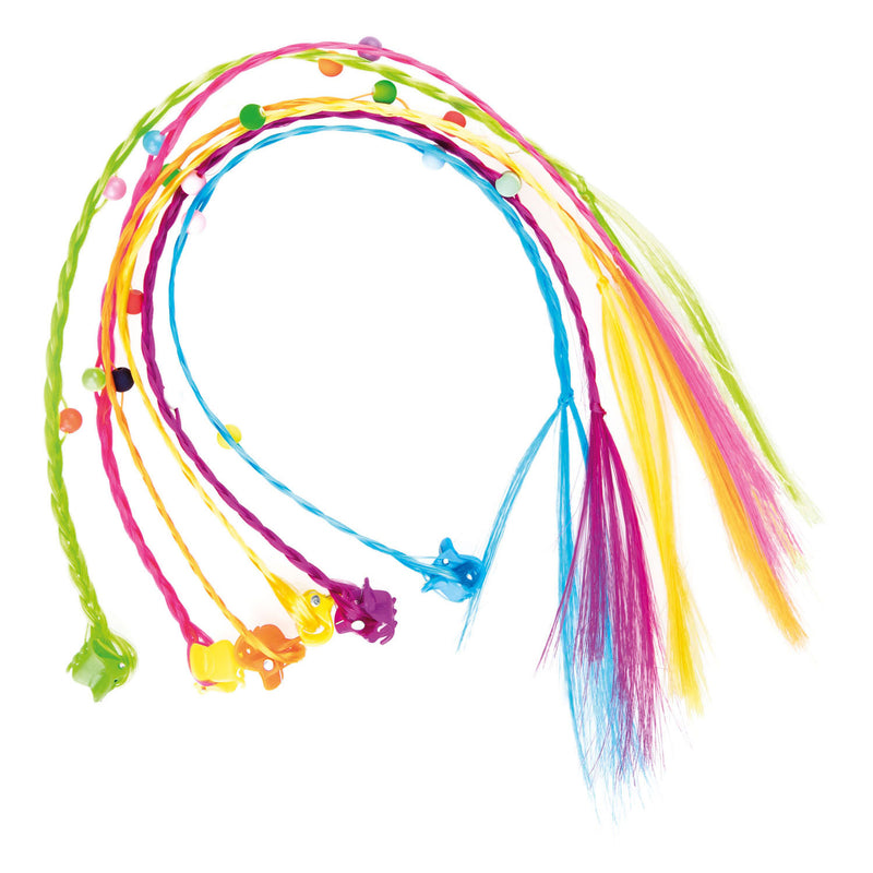 Afbeelding laden in galerijviewer, Toi-toys haarlok haarclip met hartjes, 6st.