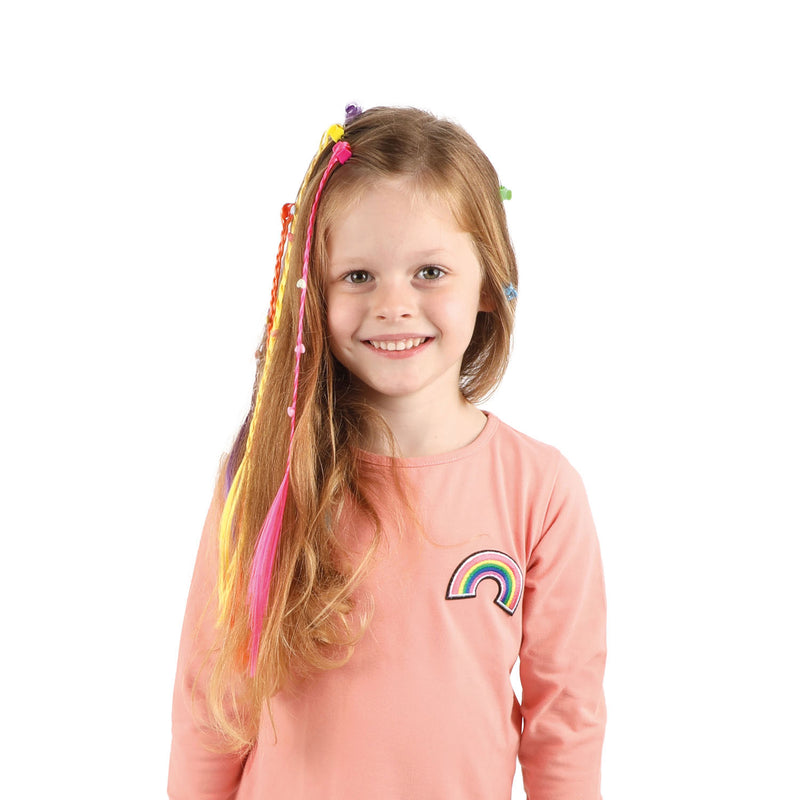 Afbeelding laden in galerijviewer, Toi-toys haarlok haarclip met hartjes, 6st.