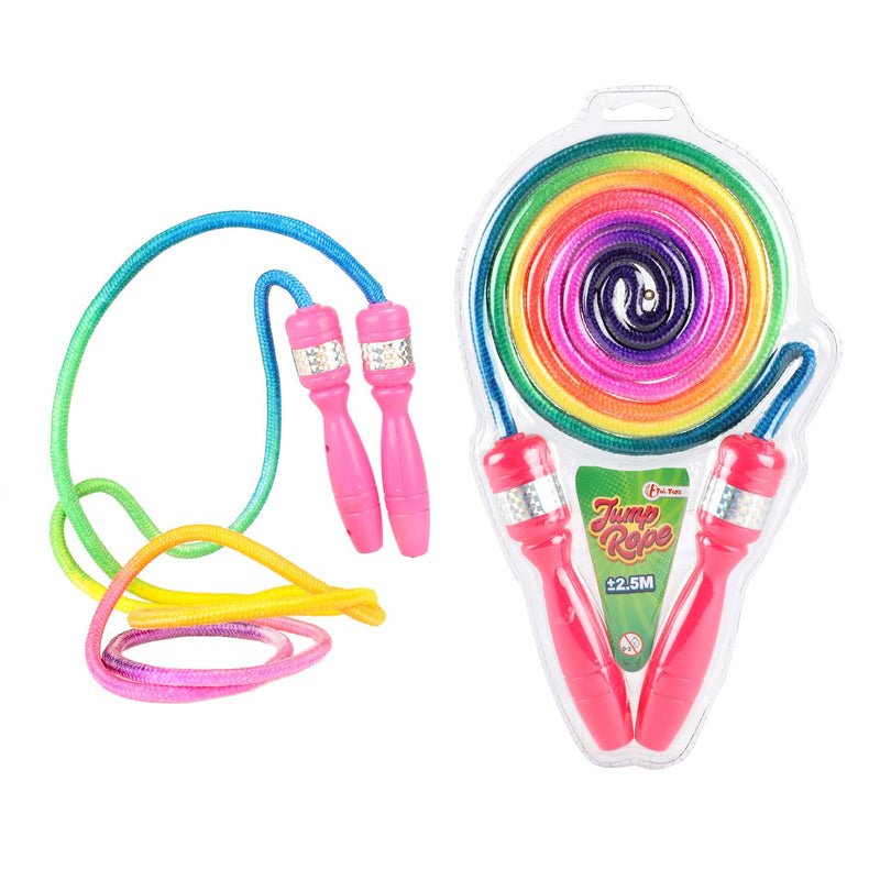 Load image into Gallery viewer, Toi-toys toi toys springtouw regenboog kleuren