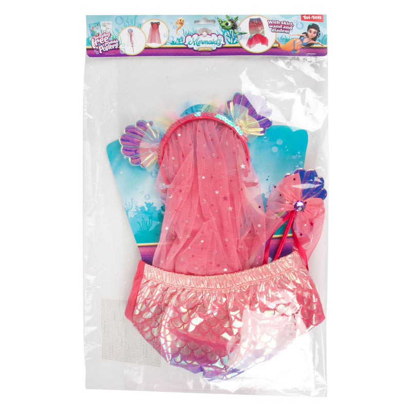Load image into Gallery viewer, Toi-toys verkleedset zeemeermin met diadeem en toverstok