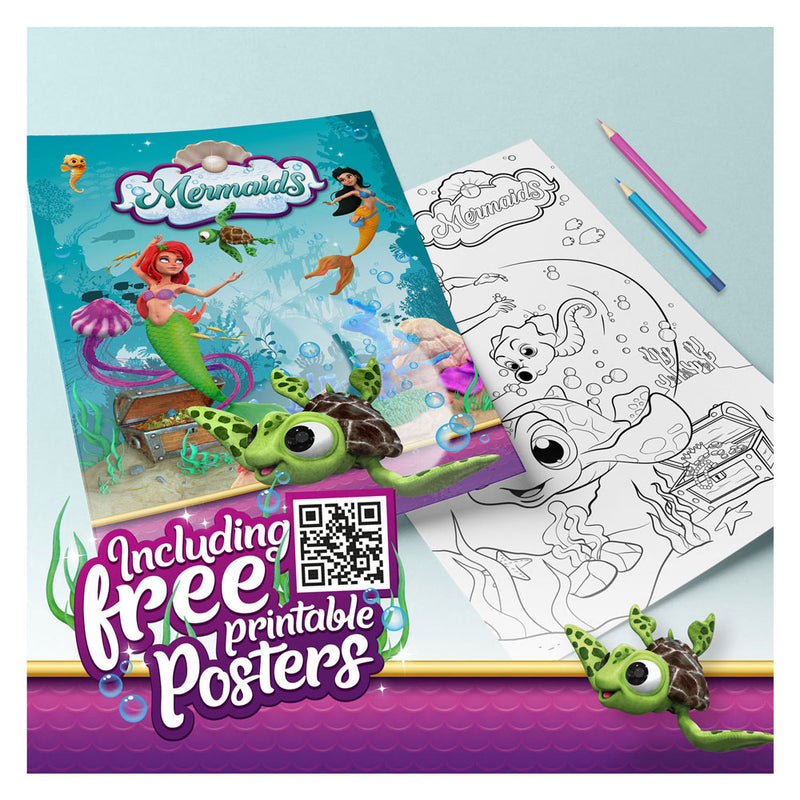 Load image into Gallery viewer, Toi-toys verkleedset zeemeermin met diadeem en toverstok