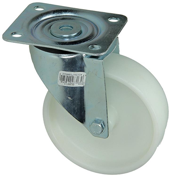 Load image into Gallery viewer, Mack by tente 1015039 - nylon zwenkwiel glijlager plaat 125mm | 4 stuks