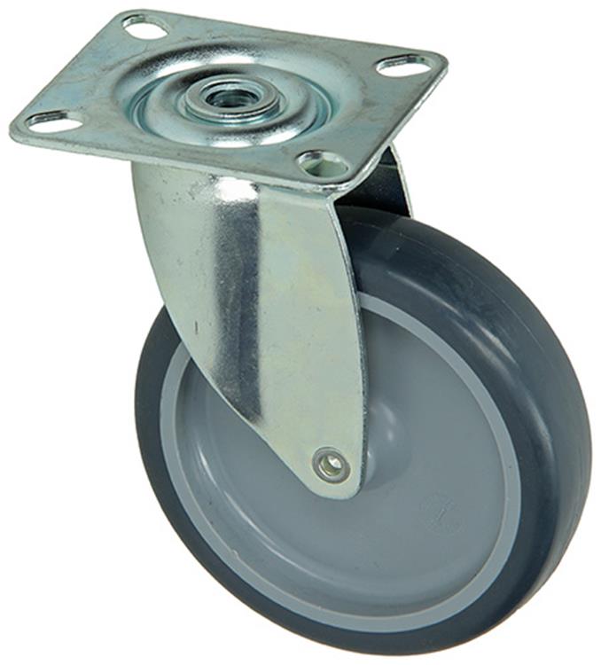 Load image into Gallery viewer, Mack by tente 1003695 - rubber rol 2 kogell.met plaat ø100mm | 8 stuks