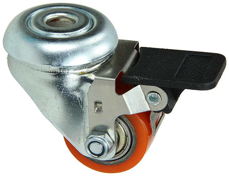 Load image into Gallery viewer, Mack by tente 1010124 - rol pu dubbele kogel.l centr. gat. rem 35mm oranje | 18 stuks
