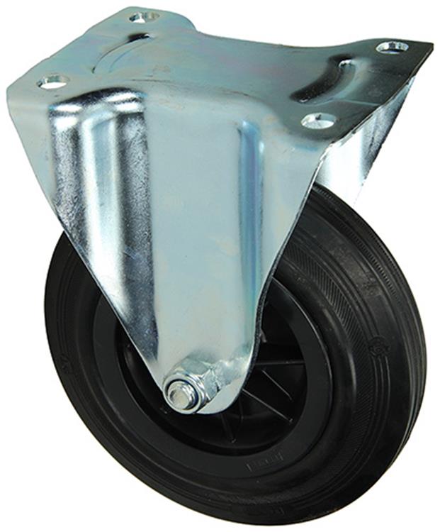 Load image into Gallery viewer, Mack by tente 1049129 - vast wiel bevestigingsplaat rubber met nylon velg 160mm | 4 stuks