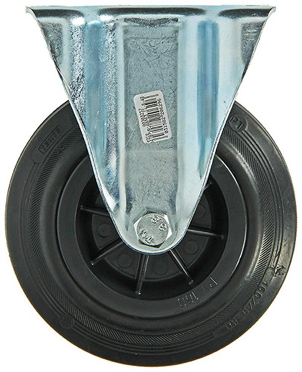 Load image into Gallery viewer, Mack by tente 1049129 - vast wiel bevestigingsplaat rubber met nylon velg 160mm | 4 stuks