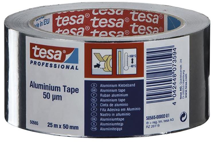 Load image into Gallery viewer, Tesa professional - aluminium repartape - 25m x 50mm - snel verwijderbaar