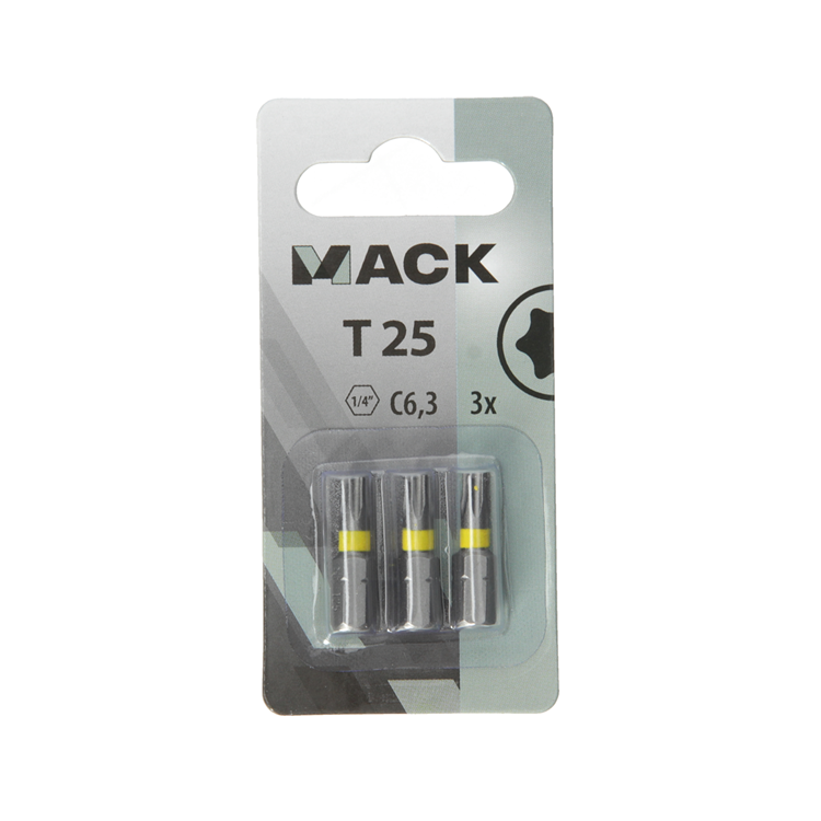 Load image into Gallery viewer, Mack 1018304 - schroefbit t25 l25mm 3st | 5 stuks