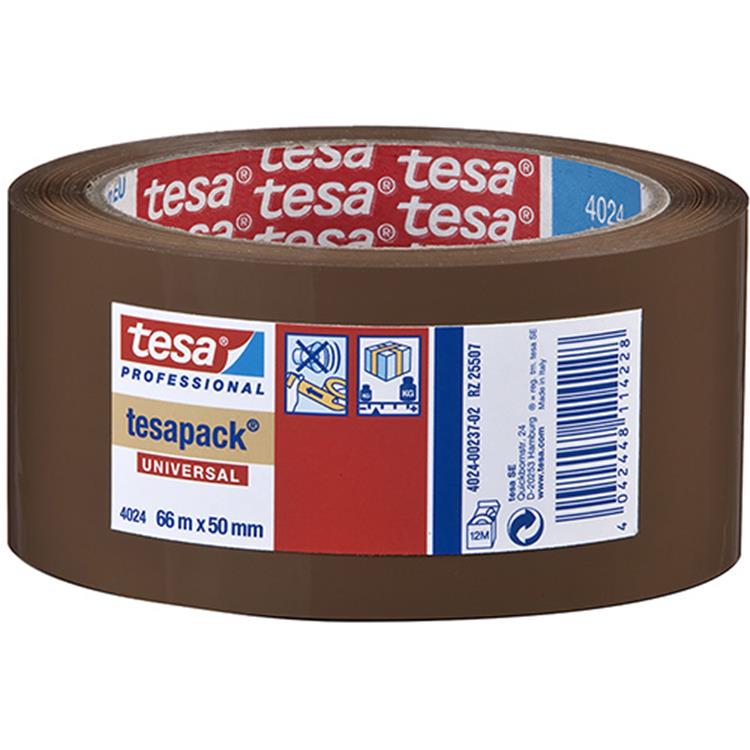 Afbeelding laden in galerijviewer, Tesa professional tesa universal 04024-00237-04 pakband tesapack 4024 bruin (l x b) 66 m x 50 mm 1 stuk(s)
