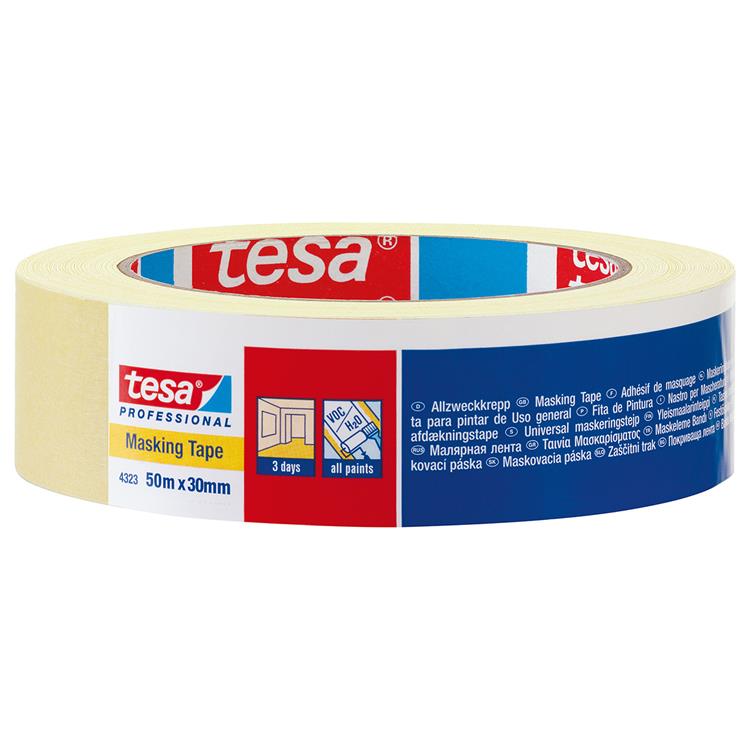 Load image into Gallery viewer, Tesa professional tesa standard 04323-00042-00 schilderstape tesakrepp beige (l x b) 50 m x 30 mm 1 stuk(s)