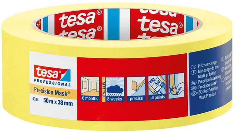 Afbeelding laden in galerijviewer, Tesa professional tesa precision mask 4334 25mm 50m geel