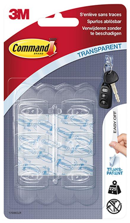 Load image into Gallery viewer, 3m 1009235 - command kl haakjes transp | 12 stuks