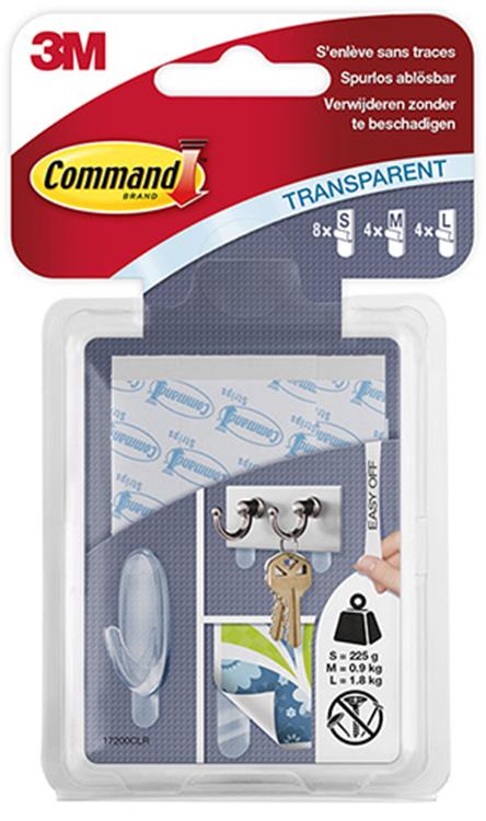 Load image into Gallery viewer, 3m 1009242 - command strips 8xs 4xm 4xl | 16 stuks