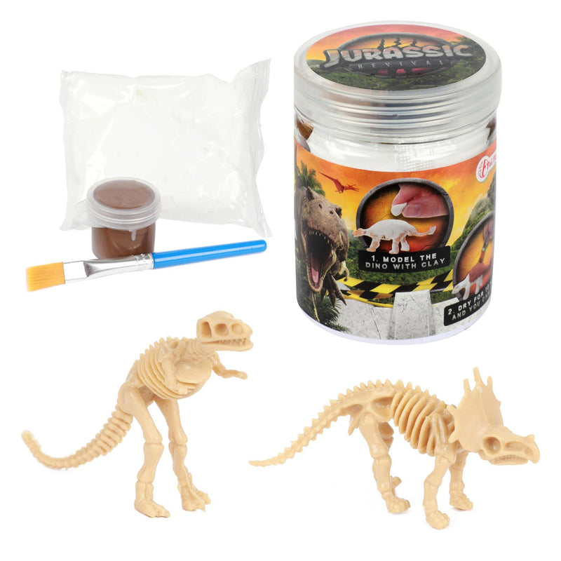 Load image into Gallery viewer, World of dinosaurs air clay modelleer je eigen dino kleiset