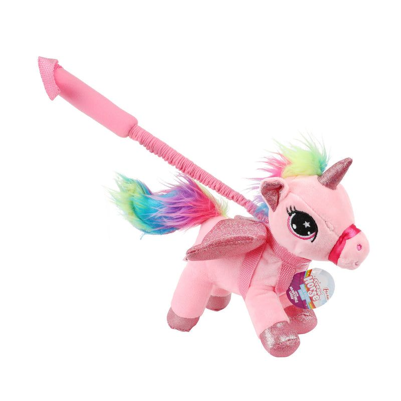 Load image into Gallery viewer, Toi-toys eenhoorn knuffel met loopstok assorti